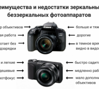 Какой фотоаппарат выбрать — зеркальный или компактный?